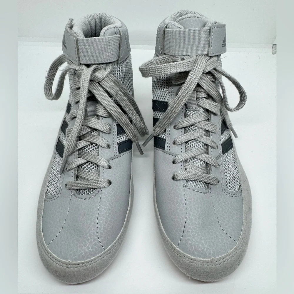 adidas Kids Gray High-Top Shoes